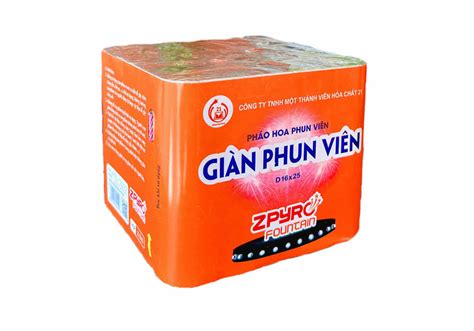 Giàn Phun Viên Nén 25 ống - Pháo hoa Z121 BQP