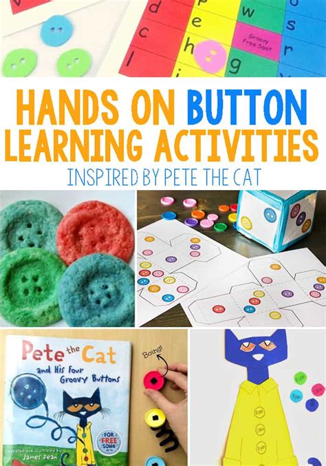 Pete The Cat And His Four Groovy Buttons Printables