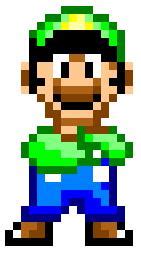 Pixel Luigi by Zeekthehedgie on DeviantArt