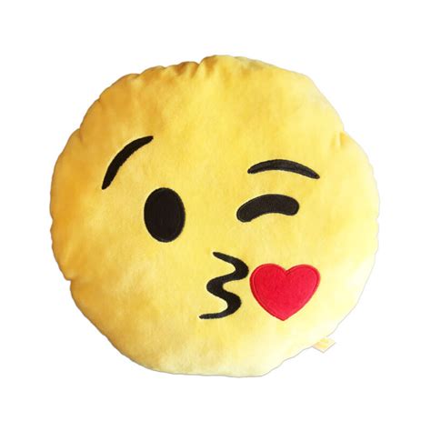 Wink Kiss Emoji Pillow - Mojicon