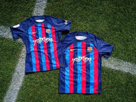 La nueva camiseta del FC Barcelona junto a Spotify y Rosalía