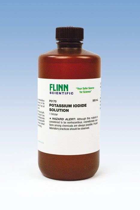 Potassium Iodide Solution, 1 M, 500 mL | Flinn Scientific