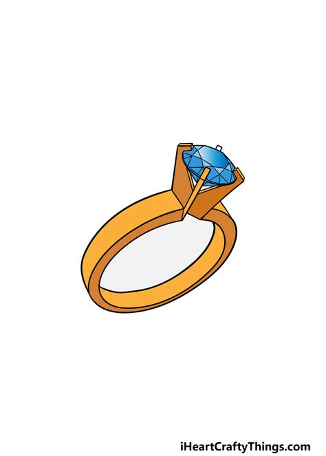 Ring Drawing - How To Draw A Ring Step By Step