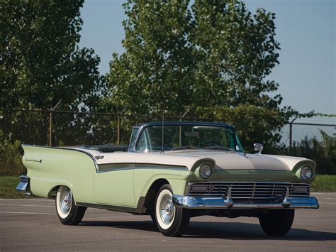 1957, Ford, Fairlane, 500, Skyliner, Retractable, Hardtop, Convertible, Retro Wallpapers HD ...