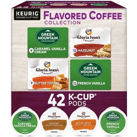 Keurig Flavored Coffee Collection Keurig K-cup Coffee Pods Variety Pack Medium Roast - 42ct : Target