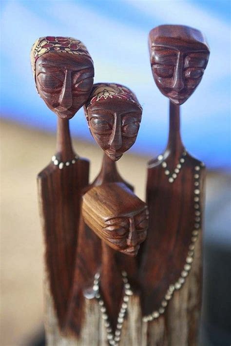 Wood Carvings in Mozambique | South africa art, Africa art, Wood art