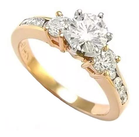 Anillo Compromiso Plata Con Baño De Oro 24kt - $ 839.00 en Mercado Libre