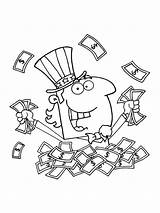 Printable Money Coloring Pages For Kids Cool2bkids sketch template