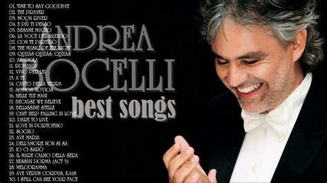 Best Of Andrea Bocelli - Top 30 Best Songs - Lo Mejor De Andrea Bocelli ...