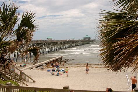 Folly Beach At Charleston, SC Stock Images - Image: 1055614