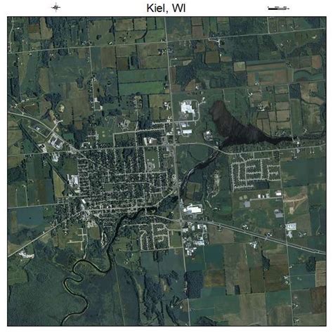 Aerial Photography Map of Kiel, WI Wisconsin