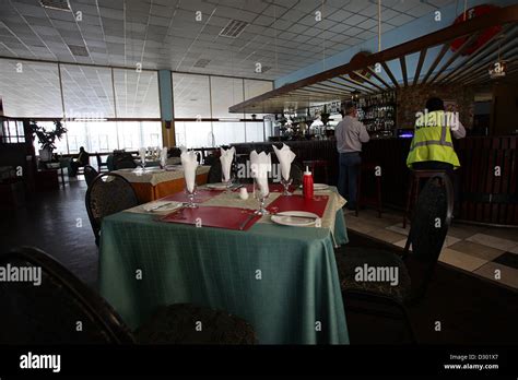 Lusaka International Airport bar and lounge Stock Photo - Alamy