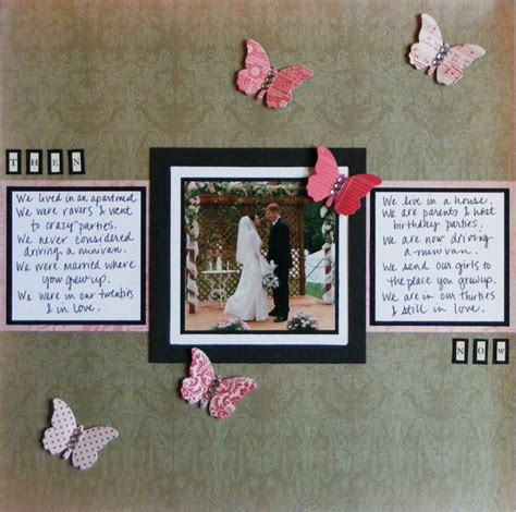 25th Wedding Anniversary Scrapbook Ideas