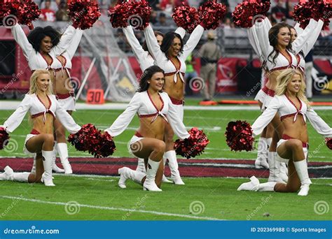 Arizona Cardinals Cheerleaders Editorial Stock Photo - Image of ...