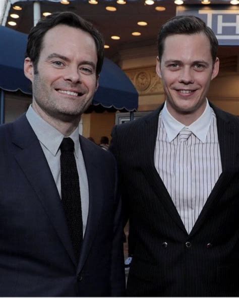 Bill Skarsgård with Bill Hader at IT Chapter 2 Premiere at the Regency Village Theatre 961 ...