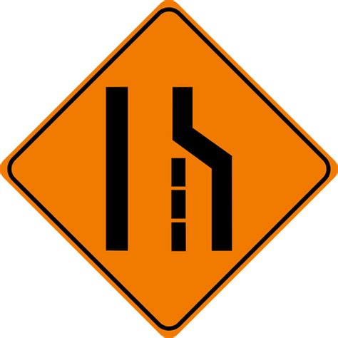 RSA-TC103R Right Lane Closed Sign | WorkZone Safety