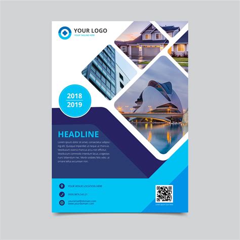 Premium Vector | Business flyer template | Flyer design templates, Brochure design template ...
