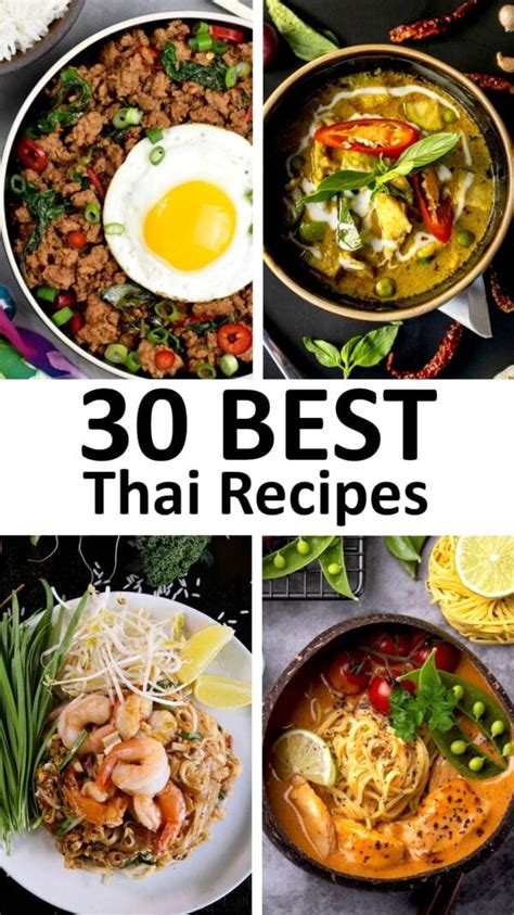 The 30 BEST Thai Recipes (Authentic & Easy!)