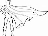 Superhero Batman Back Side Coloring Page  Wecoloringpagecom sketch template