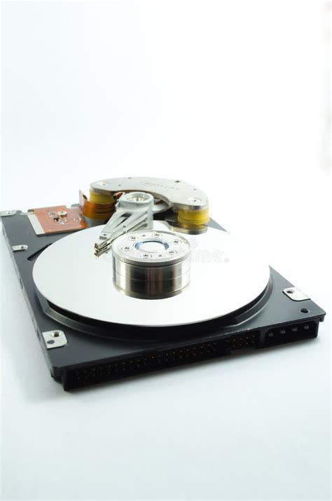 Hard disk Platter stock image. Image of computer, detail - 6714655