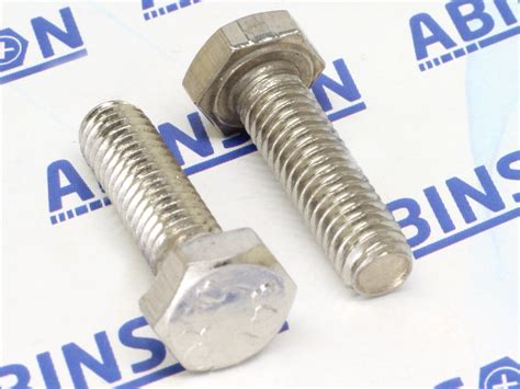 Hex Bolt M8 (8mm) x 20mm Stainless Steel SS SKU-15273 | Ronical Technologies LLP - Wide range of ...