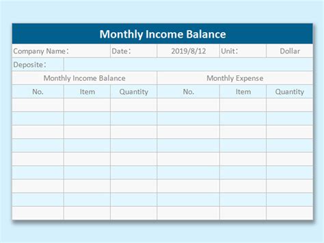 Excel income and expense template free - eyeaso