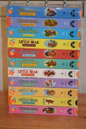 Maurice Sendak's Little Bear VHS Lot of 11 Tapes - GUC - 44 Episodes | eBay