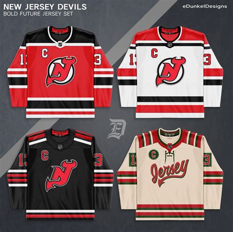 New Jersey Devils - Concept Jersey Set : r/devils