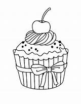 25 Free Cupcake Coloring Pages For Kids And Adults sketch template