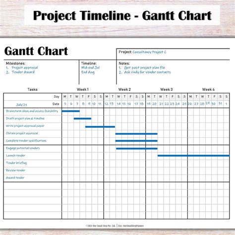 Project Time Management Planner Printable Project Management | Etsy