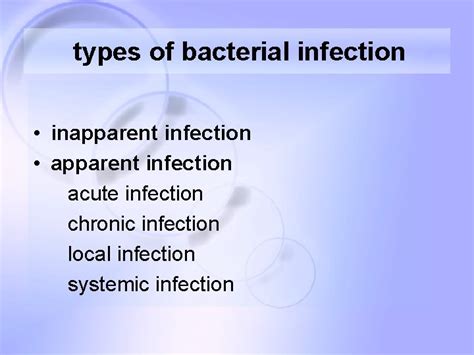 Bacterial Infection and Pathogenesis infection Conception factors pathogen