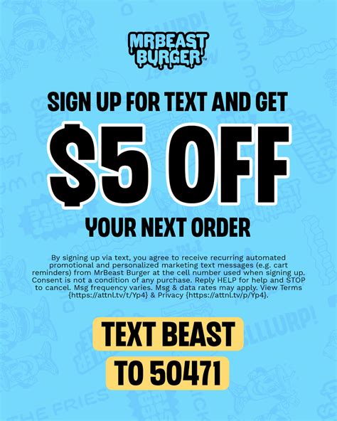 MrBeast Burger on Twitter: "want to get $5 off your next order? here's how... https://t.co ...