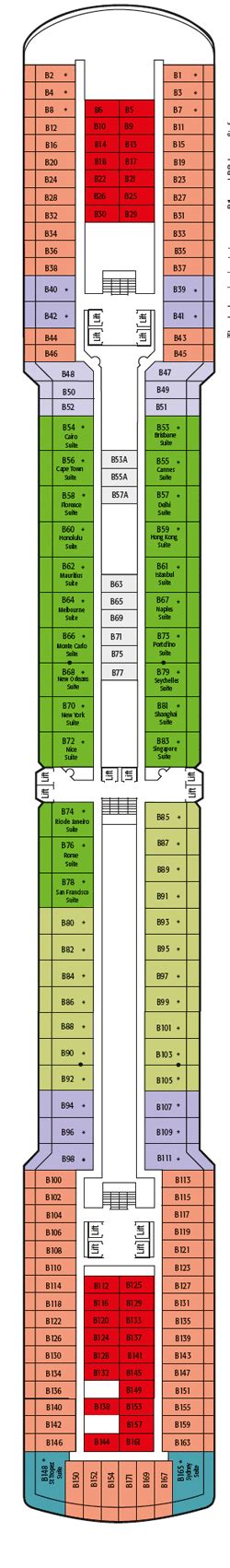 Arcadia Deck Plans: Ship Layout, Staterooms & Map - Cruise Critic