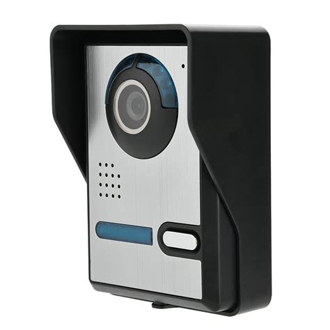 Kritne 7 Inch Video Door Doorbell Intercom Kit Monitor Night Vision Rainproof Smart Doorbell Kit ...