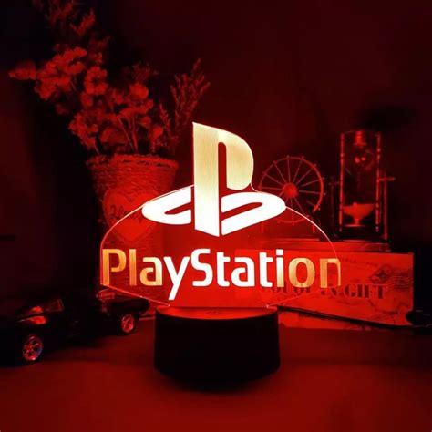 Playstation Logo Gaming Lamp PS4 PS5 Streaming Desk | Etsy