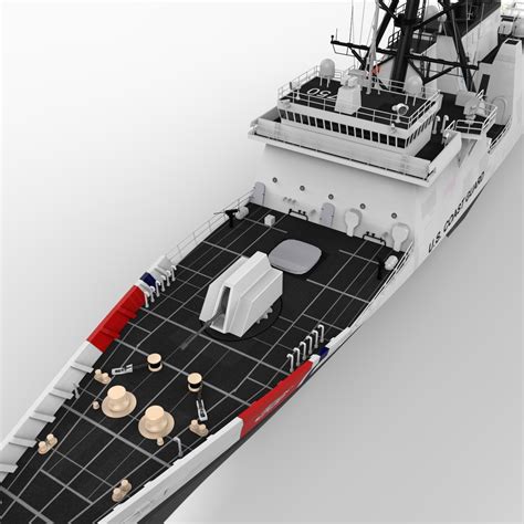 coast guard cutter ships 3d model