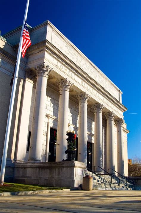 Lowell City Hall, Massachusetts, USA Stock Image - Image of clouds ...