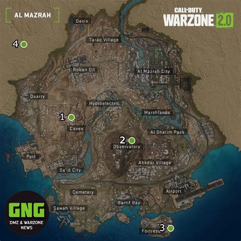 NEW Al Mazrah Dead Drop Locations (WIP) : r/DMZ