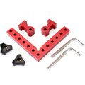 Drillpro woodworking precision clamping square l-shaped auxiliary fixture splicing board ...