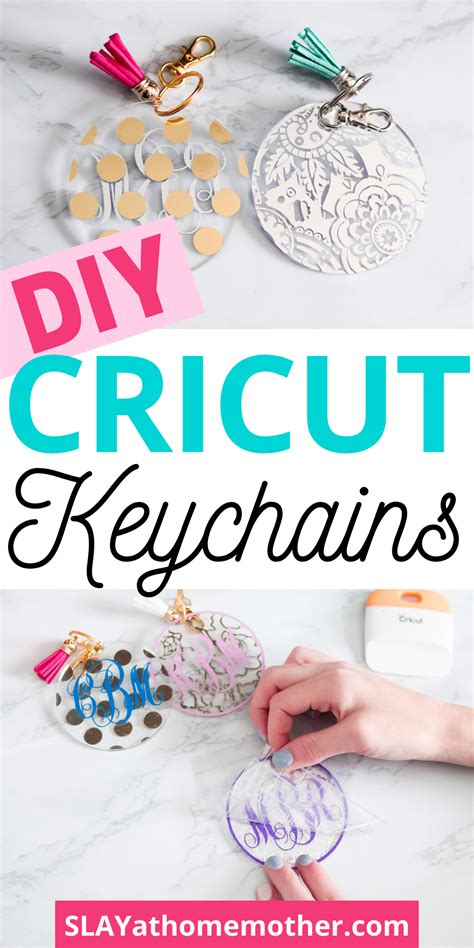 Step-By-Step Tutorial: How To Make Acrylic Keychains | Cricut projects ...