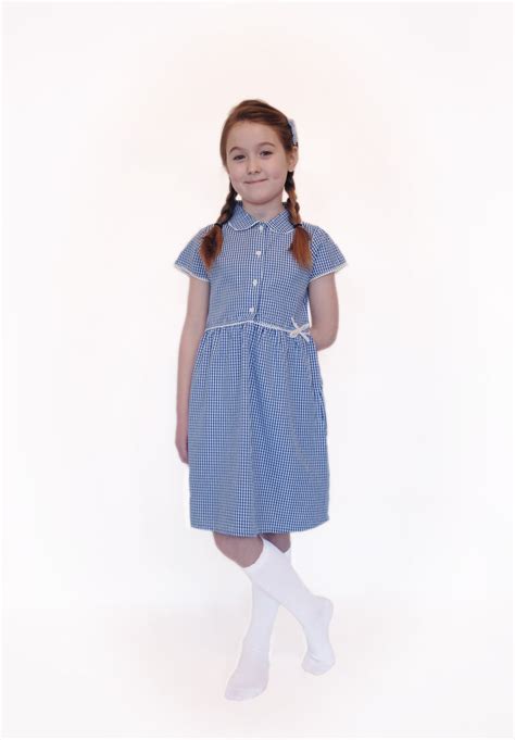 Pure Cotton Gingham School Summer Dress - 5 COLOURS AVAILABLE – Everything For Eczema