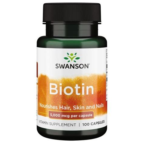 Best Biotin Supplement for Hair, Skin & Nails - Swanson Health Products