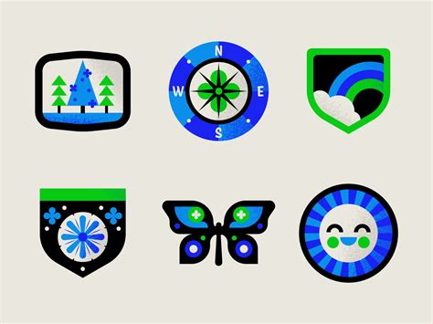 Scout Badges by Ellen Mosiman on Dribbble