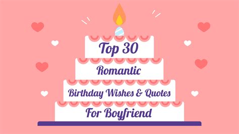 30 Birthday Wishes for Boyfriend With Romantic Quotes | UPDF