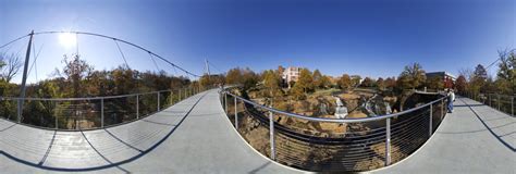 Liberty Bridge at Falls Park 360 Panorama | 360Cities