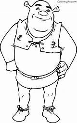 Shrek Coloring Pages 73 Free Printables  ColoringAll sketch template