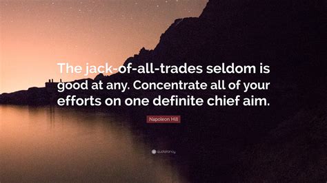 Jack Of All Trades Quote