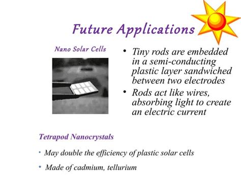 Solar cells and its applications