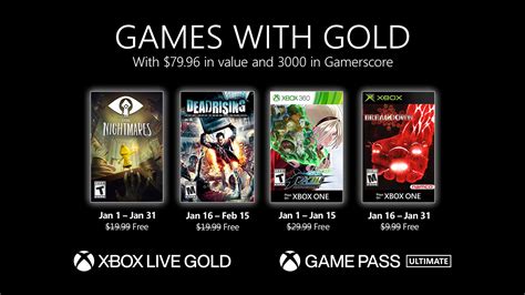 Xbox Live Gold free games for January 2021 revealed - Misc