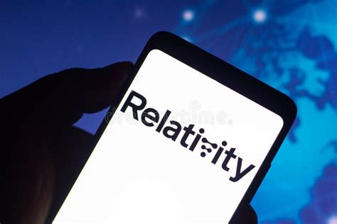 December 29, 2021, Brazil. in this Photo Illustration the Relativity Space Logo Seen Displayed ...